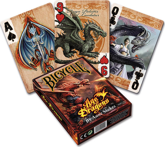 Bicycle Anne Stokes Age Dragons Plasticized Collectable Card Deck