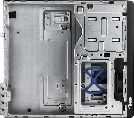 Akyga AK-502-02BK Mini Tower Κουτί Υπολογιστή Μαύρο