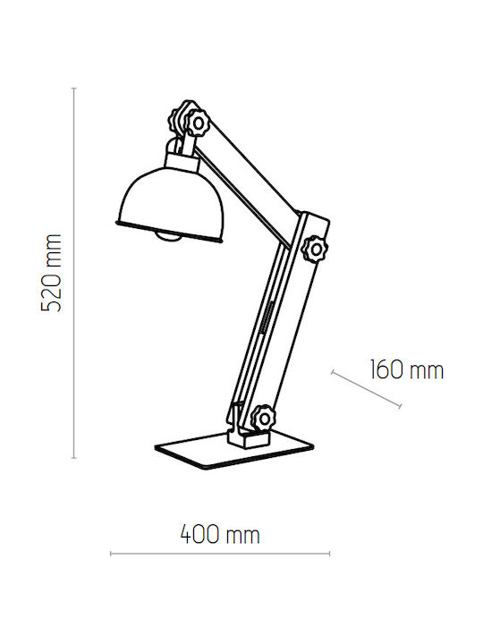 TK Lighting Oslo Office Lighting with Swing Arm TK Lighting Oslo Office Lighting with Swing Arm