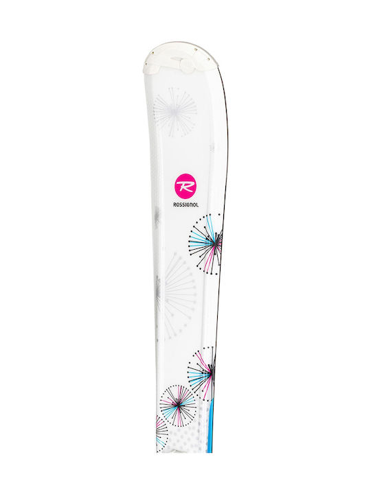 Rossignol Fun Girl Kid X 4 B76 Copii Clăpari Ski în Culoare Alb cu Legături RAIJY02