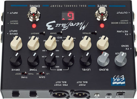 EBS Micro Bass 3 Πετάλι Preamp Ηλεκτρικού Μπάσου