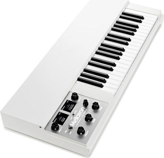 Mellotron Synthesizer M4000D Mini mit 37 Semi-Weighted Tasten Weiß