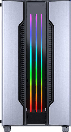 Cougar Gemini M Gaming Mini Tower Κουτί Υπολογιστή με Πλαϊνό Παράθυρο Γκρι