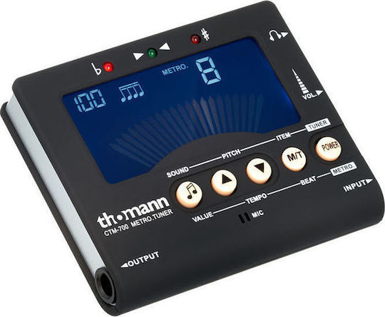 Thomann Tuner CTM-700 În Culoare Neagră