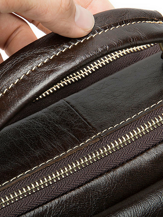 Leather Men's Bag Shoulder / Crossbody Brown