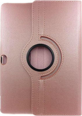 Rotating Synthetic Leather Flip Cover Rose Gold (MediaPad T3 10 9.6)