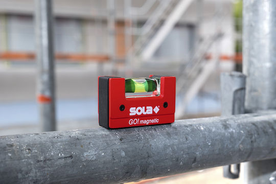Sola Go! Magnetic Plastic Spirit Level Magnetic with 1 Eye