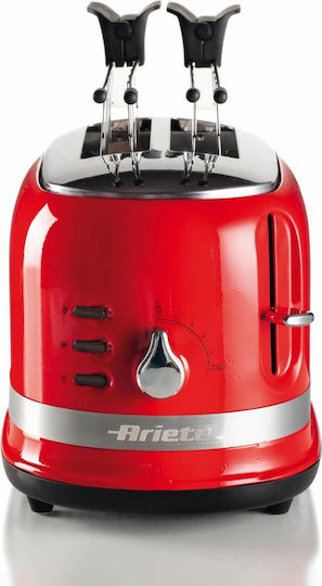 Ariete Moderna Φρυγανιέρα 2 Θέσεων 815W Κόκκινη