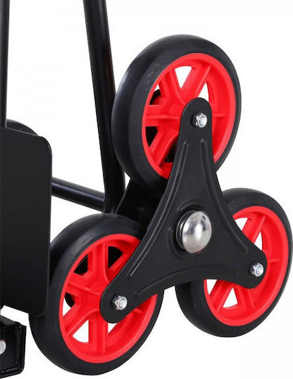 Durhand Transport Trolley Durhand Foldable for Weight Load up to 200kg Black