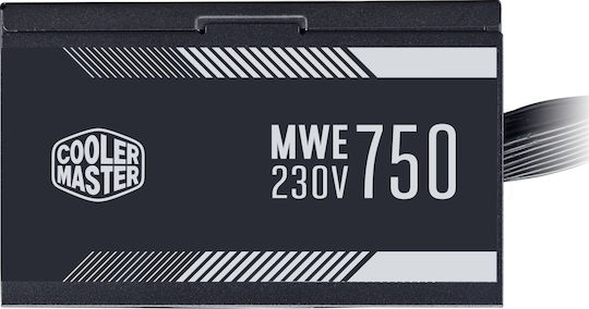 CoolerMaster MWE 750 rev. 2.0 750W White Computer Power Supply Full Wired 80 Plus Standard