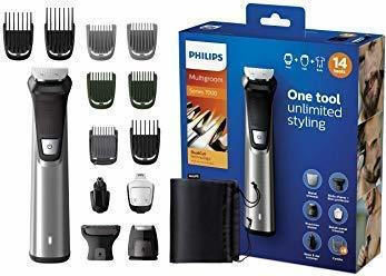 Philips Multigroom Series 7000 Σετ Επαναφορτιζόμενης Κουρευτικής Μηχανής Silver/Black MG7745/15
