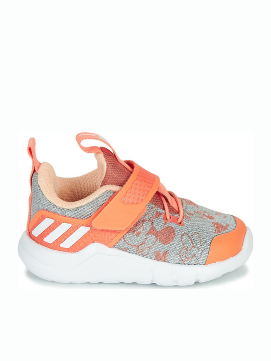 Adidas Παιδικά Sneakers Minnie Light Grey Heather / Cloud White / Semi Coral