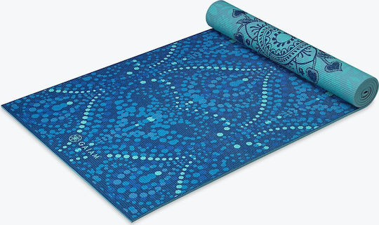 Gaiam Reversible Mystic Sky Yoga Mat Exercise Mat Blue (173x61x0.6cm)