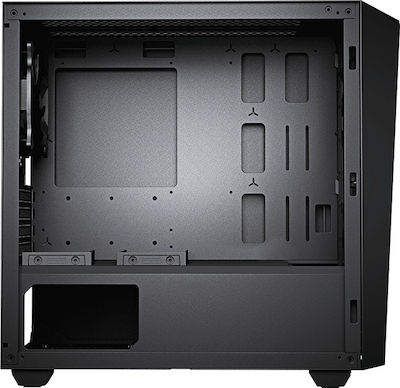 Cougar MG120-G Gaming Mini Tower Κουτί Υπολογιστή με Πλαϊνό Παράθυρο Μαύρο
