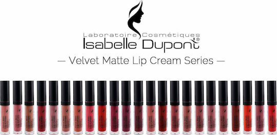 Isabelle Dupont Velvet Matte Lip Cream Long Lasting Liquid Lipstick Matte 5.5ml