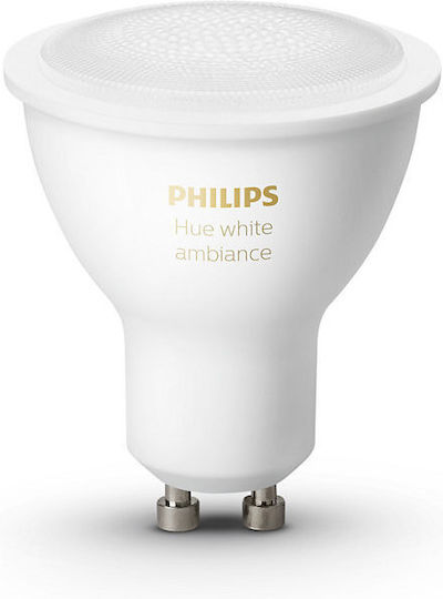 Philips Smart LED Bulbs 6W for Socket GU10 and Shape MR16 Natural White 350lm Dimmable 2pcs