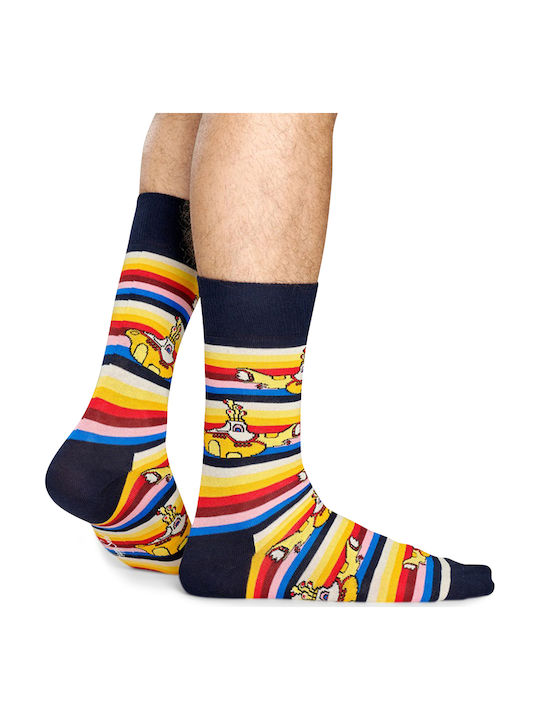 Happy Socks Beatles All Board Unisex Sock with Design Multicolour