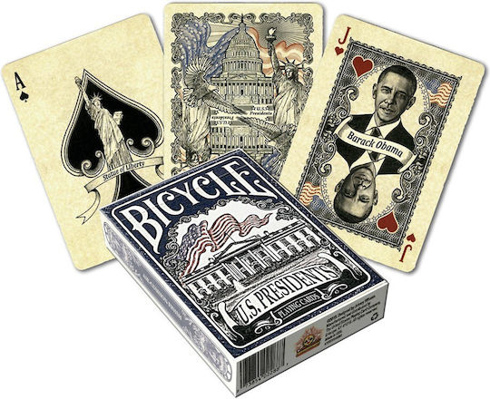 Bicycle U.S Presidents Spielkarten Blau