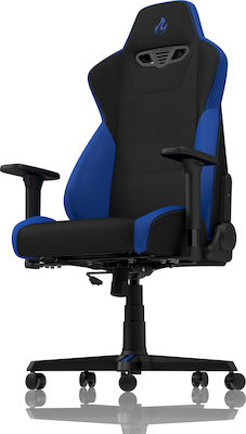 Nitro Concepts S300 Fabric Gaming Chair with Adjustable Arms Blue