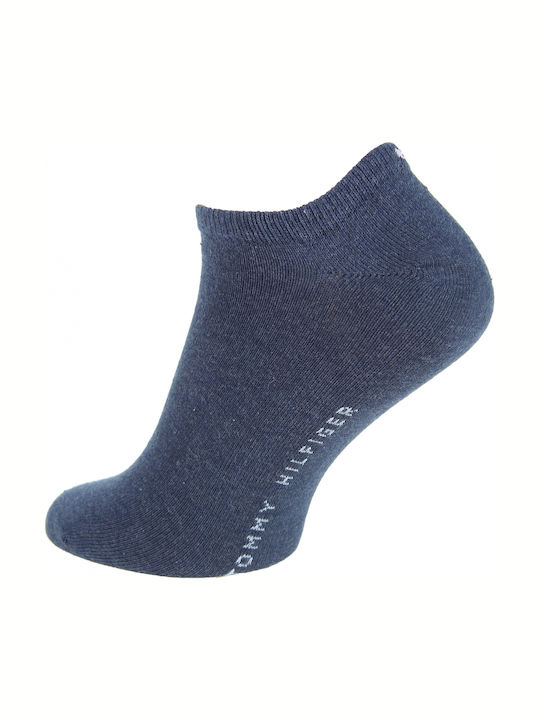 Tommy Hilfiger Women's Solid Color Socks Blue 2Pack