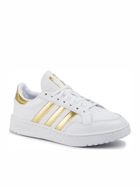 adidas Team Court Sneakers Cloud White / Gold Metallic