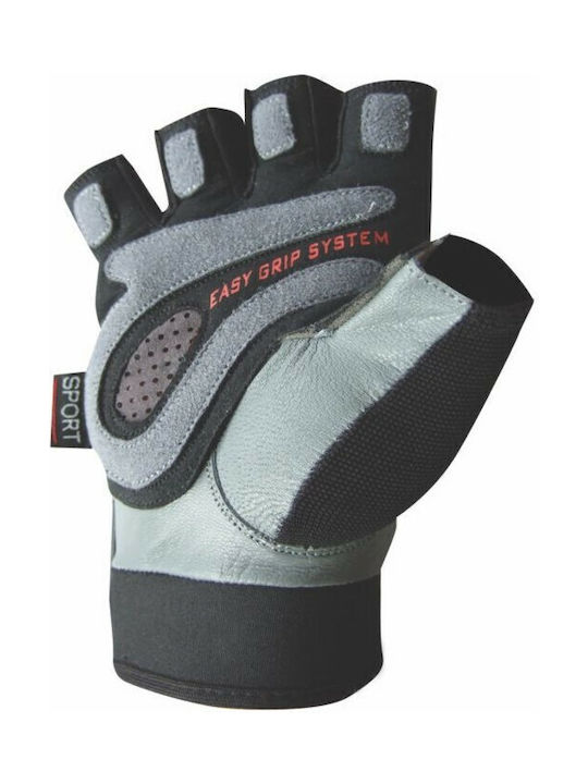 Power System Easy Grip PS-2670 Sporthandschuhe Fitnessstudio Schwarz/Weiß