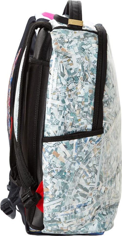 Sprayground Counterfeit (Vinyl Shredded Money) Backpack