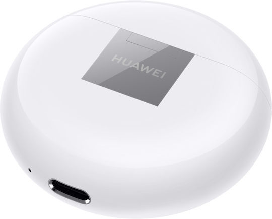 Huawei FreeBuds 3 Bluetooth хендсфри Слушалки с Устойчивост на Пот и Кутийка за Зареждане Керамично бяло