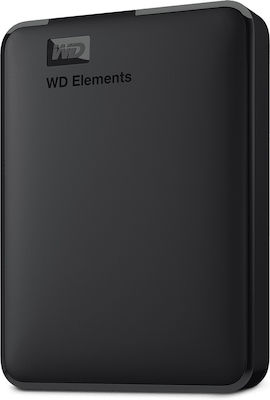 Western Digital Elements Portable USB 3.0 Εξωτερικός HDD 5TB 2.5" Μαύρο