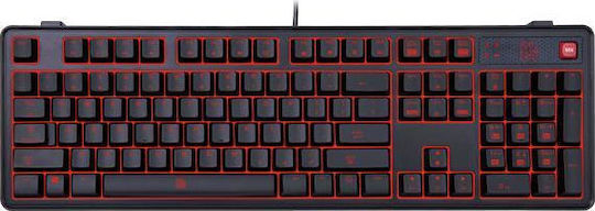 Thermaltake Meka Pro Optic Gaming Tastatură cu Cherry MX Brown comutatoare și Taste Iluminate (Engleză US)