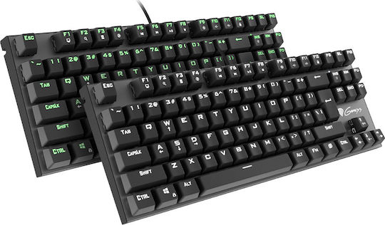 Genesis Thor 300 TKL Gaming Μηχανικό Πληκτρολόγιο Tenkeyless με Outemu Blue διακόπτες και Φωτιζόμενα πλήκτρα (Αγγλικό US)