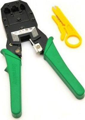 Ethernet Internet Cable Crimping Plier RJ12, RJ11, RJ45 with Cable Cutter (Length 180mm)