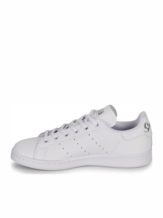 Stan Smith Stan Smith GS Încălțăminte sport Joasa pentru copii Alb Noros / Argintiu Metalizat