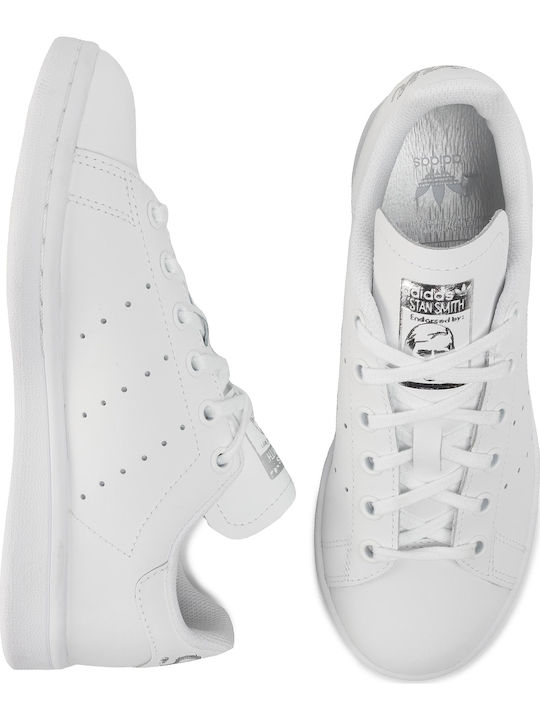 Stan Smith Stan Smith GS Încălțăminte sport Joasa pentru copii Alb Noros / Argintiu Metalizat