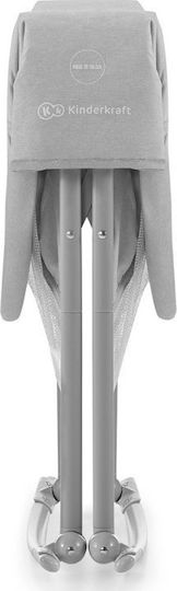 Kinderkraft Cradle Lovi with Mattress and Wheels Grey
