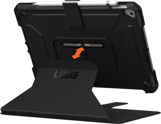UAG Metropolis Flip Cover Durable Black for iPad 2019/2020/2021 10.2''
