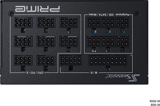 Seasonic Prime TX 1000W Μαύρο Τροφοδοτικό Υπολογιστή Full Modular 80 Plus Titanium