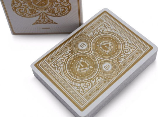 Theory11 Artisan Collectible Playing Cards Laminated for Poker White