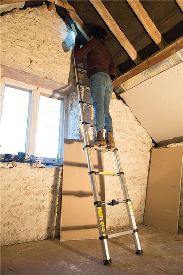 Silverline Telescopic Ladder 8 of Steps with Maximum Height 2.6m