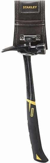Stanley Leather Tool Belt Case with 2 Compartments and Hammer Slot