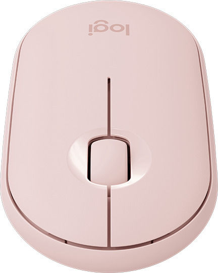 Logitech Pebble M350 Ασύρματο Bluetooth Ποντίκι Ροζ