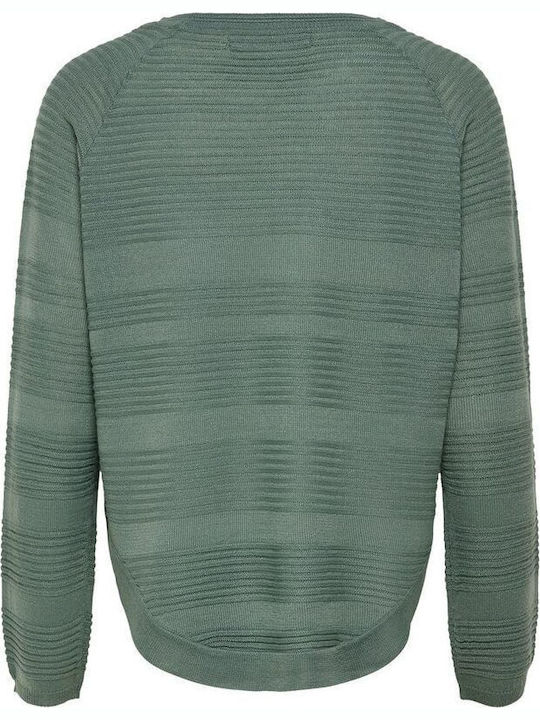 Caviar Women's Long Sleeve Sweater Chinois Green
