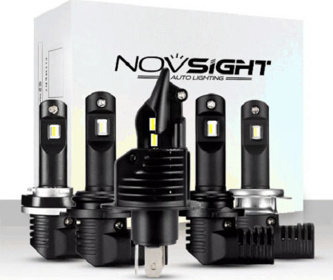 NovSight Lamps Car H4 LED 6500K Cold White 32V 30W 2pcs