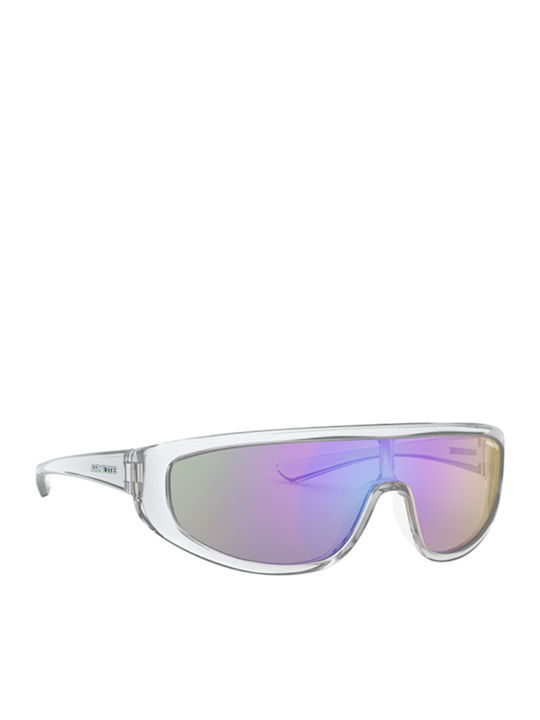 Arnette Clayface Men's Sunglasses with Transparent Plastic Frame and Gray Lens AN4264 2634