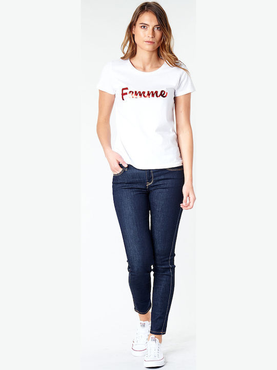 Scarlett High Waist Women's Jean Trousers in Skinny Fit