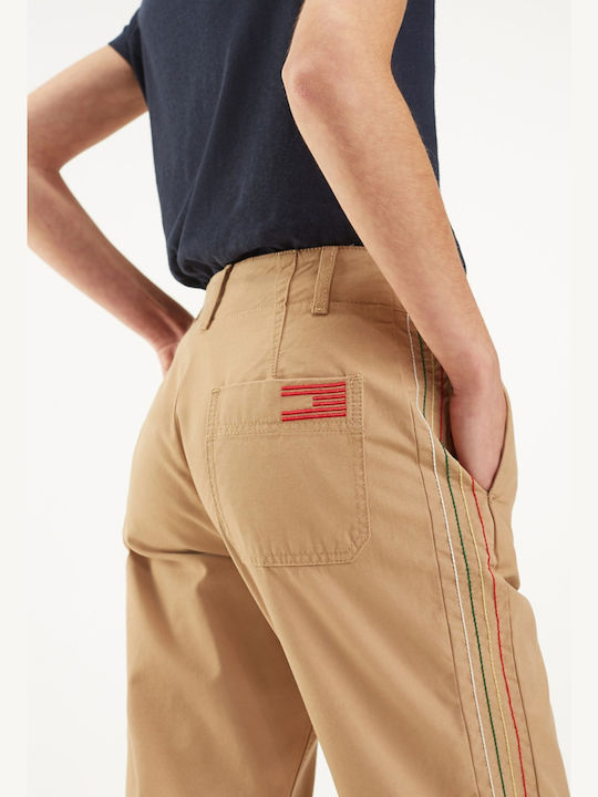 Women's Chino Trousers Slim Fit Beige