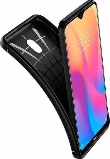 Spigen Rugged Armor Back Cover Silicone Black (Redmi 8A)