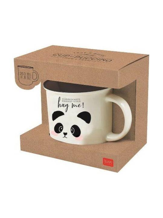 Legami Milano Take A Break Panda Чаша от Порцелан Бяла 350мл
