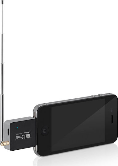 TrekStor I.Gear Terres TV-Tuner für Smartphone/Tablet mit terrestrischem Empfänger DVB-T und Verbindung Apple 30-polig