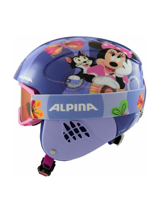 Alpina Carat Set Disney Κράνος για Σκι & Snowboard σε Χρώμα